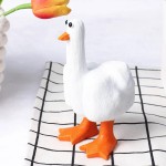High Quality Car Garden Office Desk Decor Fun Resin Duck Home Furnishing Creative Gift Decorative Sculpture Living Spaces