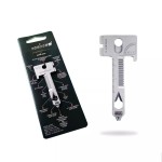 Heavy Duty 17-in-1 Multi-Tool Keychain Portable Multi-Function Repair Tool Outdoor Camping EDC