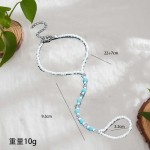 High Quality European American Style Fashionable Summer Beach Woven Rice Beads Adjustable Female Finger Ankle Chain