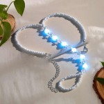 High Quality European American Style Fashionable Summer Beach Woven Rice Beads Adjustable Female Finger Ankle Chain
