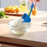 Bpa-free Durable PP Material Mess-Free Protein Powder Scoop Sliding Funnel Milk Supplements Kitchen Gadget All Occasions
