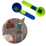 Bpa-free Durable PP Material Mess-Free Protein Powder Scoop Sliding Funnel Milk Supplements Kitchen Gadget All Occasions