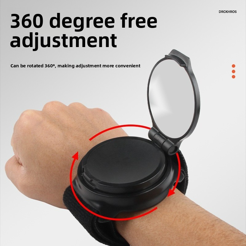 Sturdy Bicycle Rearview Mirror Wristband Rear View Arm Back Wrist Strap Motorbike Reflector Riding Equipment