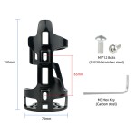 Easy To Clean Bicycle Bottle Cage 65mm Mold-in MTB Road Cycling Sports Polycarbonate Water Holder Carrier Rack