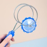 Soft Magic Magnetic Flying Spinning Toy LED Colorful Light Rail Rotating Gyroscope Anti Stress Fidget Toys Children Gift