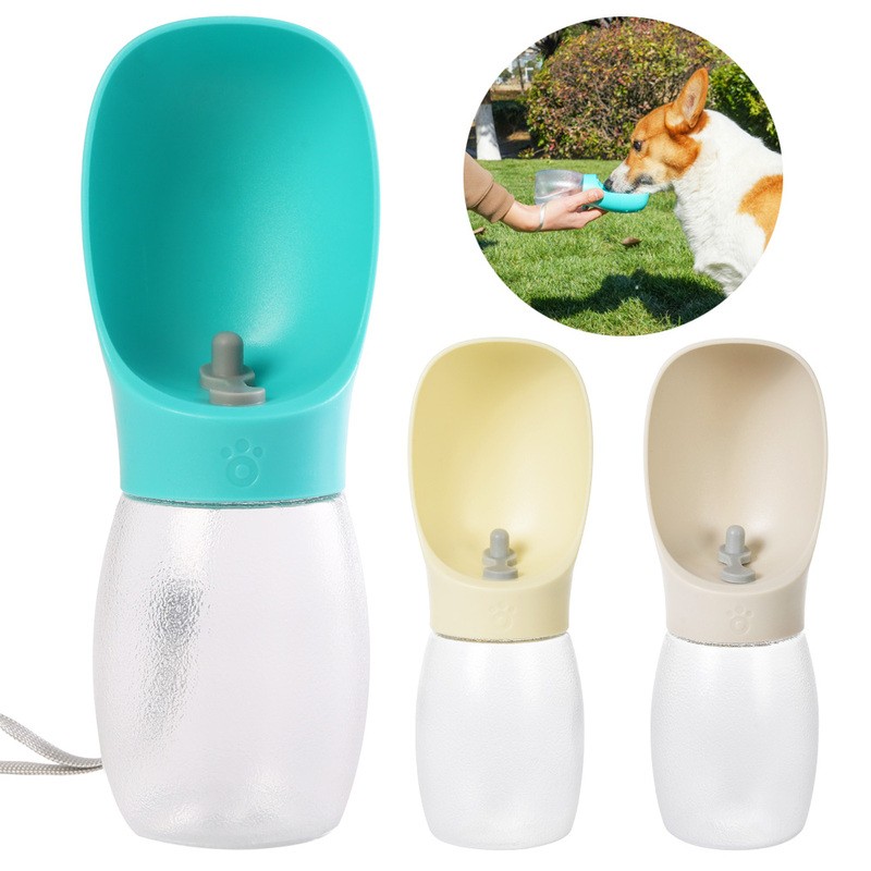 Interactive Portable Pet Dog Water Bottle Small Large Dogs Cat Food Bowl Puppy Cup Container Hiking Chihuahua French Bulldog Accessories