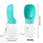 Interactive Portable Pet Dog Water Bottle Small Large Dogs Cat Food Bowl Puppy Cup Container Hiking Chihuahua French Bulldog Accessories