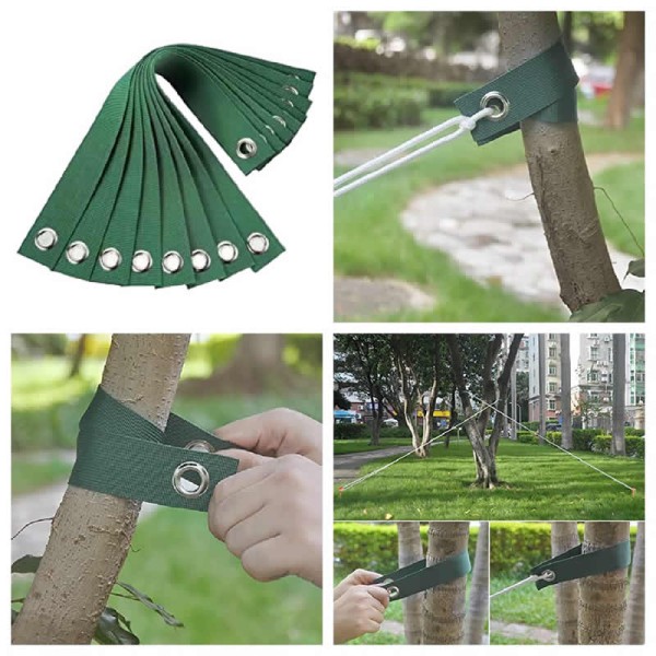 Quick Dry Windproof Tree Belt Anti-Hurricane Stereotyped Nylon Fixed Strap Newly Planted Branch Straightening Supporter