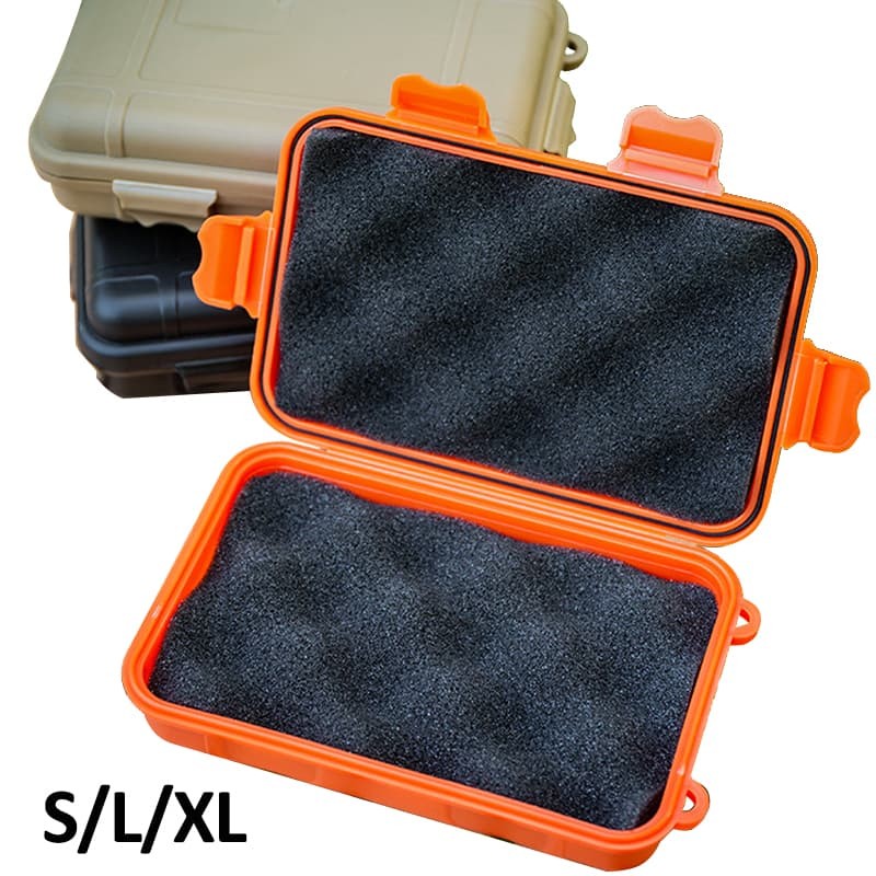 Durable XL Size Outdoor Plastic Waterproof Sealed Survival Box Container Camping Travel Storage Fishing Tackle Bag