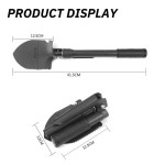 Multi-functional Engineer Shovel Military Outdoor Multifunctional Folding Vehicle Camping Fishing Pickaxe