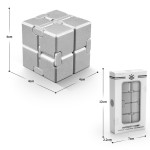 Multi-functional Infinity Cube Fidget Toy Ultra-Durable Sensory Stress Reliever Adults Kids Anxiety Relief Gift EDC