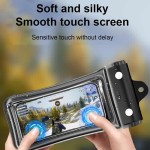 Space-saving Floating Waterproof Phone Case full View Swimming Bag Underwater Snow Rainforest Transparent Dry cover
