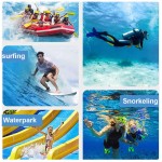 Space-saving Floating Waterproof Phone Case full View Swimming Bag Underwater Snow Rainforest Transparent Dry cover
