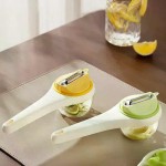Durable Peeler Storage Box Fruit Vegetable Double-Sided Stainless Steel Multi-Functional Suitable Kitchen