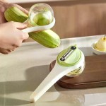 Durable Peeler Storage Box Fruit Vegetable Double-Sided Stainless Steel Multi-Functional Suitable Kitchen
