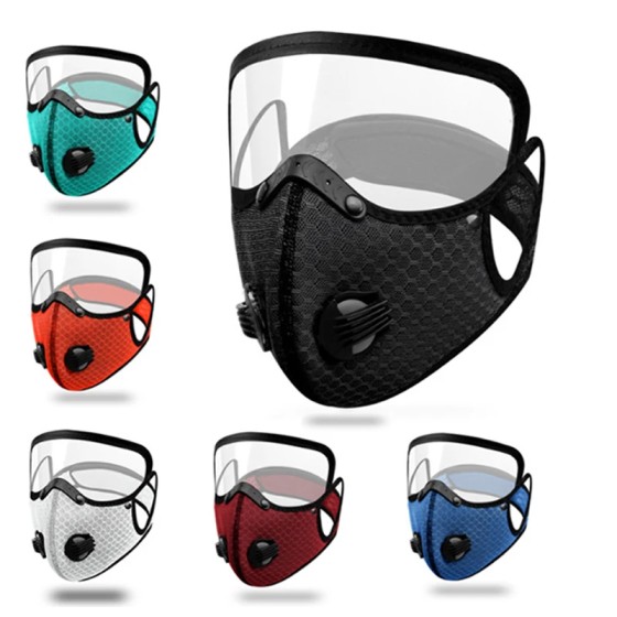 Universal Fit Winter Cycling Anti-Fog Activated Carbon Mask Dustproof Windproof Warm Bicycle Mountain Bike Air Valve Dust