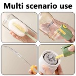 Rust-resistant Multifunctional Cleaning Brush Tiny Bottle Cup Lid Detail Straw Cleaner Tools Household Kitchen