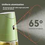 Lightweight 2in1 Oil Spray Bottle 500ml High Borosilicate Glass Cooking Dispensers Olive Sprayer Mister Air Fryer Salad Baking