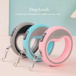 Portable Retractable Dog Lead Heavy-Duty Extendable Leads Strong Nylon Tape Leash One-Handed Brake Lock Tangle-Free Design Small