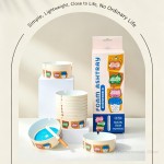 Heavy Duty 25Pcs Box Disposable Paper Cigarette Ashtrays Water-Activated Extinguishing Sand No Clean Ashtray Home Office Hotel Car