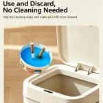 Heavy Duty 25Pcs Box Disposable Paper Cigarette Ashtrays Water-Activated Extinguishing Sand No Clean Ashtray Home Office Hotel Car