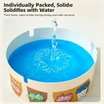 Heavy Duty 25Pcs Box Disposable Paper Cigarette Ashtrays Water-Activated Extinguishing Sand No Clean Ashtray Home Office Hotel Car