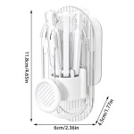 Compact Five-Claw Adhesive Hook Pieces Kitchen Utensils Hanger Wall Hanging Holder Storage Rack Pot Towel Spatula Peeler Cabinet