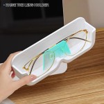 No Tools Required Sunglasses Storage Box Glasses Display Cabinet Wall Mounted Perforated Rack Home Tidying