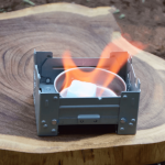 Uv Protection Portable Solid Alcohol Fuel Camping Stove Ultralight Folding Burner Windproof Outdoor Cooking Equipment Hiking Backpacking