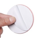 Sleek Multi-purpose Self-adhesive Round Door Handle Auxiliary Knobs Plastic Furniture Wardrobe Pulls Glass Window Refrigerator Pull