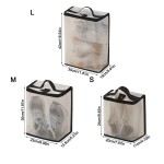 Easy To Install Portable PVC Travel Shoe Bags Zipper Breathable Storage Waterproof Moisture Proof Dust Makeup Laundry Bag