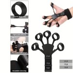Long Lasting Finger Exerciser Hand Grip Strengthener Adjustable Silicone Forearm Wrist Trainer Fitness Workouts Home Gym