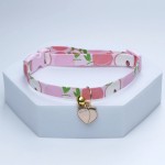 Bite-resistant Kawaii Cat Collar Bell Cute Necklace Small Dog Pet Flower Adjustable Kitten Neck Accessories