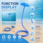 Versatile Full Dry Diving Breathing Tube 1m 2m 4m Long Swimming Respirator Adult Men Women Snorkel Training Scuba Equipment