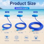 Versatile Full Dry Diving Breathing Tube 1m 2m 4m Long Swimming Respirator Adult Men Women Snorkel Training Scuba Equipment