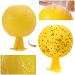 Bpa-free Fruit Fly Traps Sticky Trap Ball Multifunction Flying Insects Hoverfly Gnat