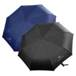 No Tools Required Three-Fold Black Vinyl Super Strong Umbrella UV Protection Solid Color Fresh Style Both Men Women Trendy Instagra