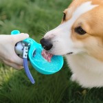 Premium Quality Dog Water Bottle Removable Silicone Bowl 285ml Stainless Steel Construction Leak-Proof Outdoor Activities Like Walking