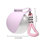 Premium Quality Dog Water Bottle Removable Silicone Bowl 285ml Stainless Steel Construction Leak-Proof Outdoor Activities Like Walking