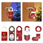 Adjustable Christmas Door Handle Pendants Cute Decoration Hanger Decorations Outdoor Hotel Year Office