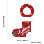Adjustable Christmas Door Handle Pendants Cute Decoration Hanger Decorations Outdoor Hotel Year Office