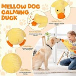 Smooth Cute plush cat dog squeaking toys durable duck-shaped teething interactive entertainment sleep companion relaxation