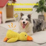 Smooth Cute plush cat dog squeaking toys durable duck-shaped teething interactive entertainment sleep companion relaxation
