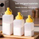 Sharp Squeeze Sauce Bottle Condiment Dispenser Dustproof Kitchen Seasoning Salad Olive Oil