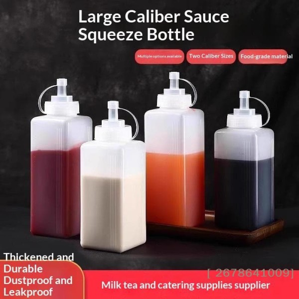 Sharp Squeeze Sauce Bottle Condiment Dispenser Dustproof Kitchen Seasoning Salad Olive Oil