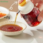 Easy To Clean Press-top Glass Oil Bottle Soy Sauce Vinegar Condiment Home Kitchen Spice Metered Control