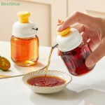 Easy To Clean Press-top Glass Oil Bottle Soy Sauce Vinegar Condiment Home Kitchen Spice Metered Control