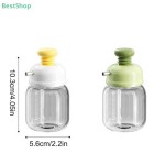 Easy To Clean Press-top Glass Oil Bottle Soy Sauce Vinegar Condiment Home Kitchen Spice Metered Control