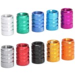 Easy To Clean Pcs Aluminum Alloy Dustproof Tyre Valve Cap Covered Car Motorcycle Universal Tube Bicycle Accessories