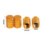 Easy To Clean Pcs Aluminum Alloy Dustproof Tyre Valve Cap Covered Car Motorcycle Universal Tube Bicycle Accessories